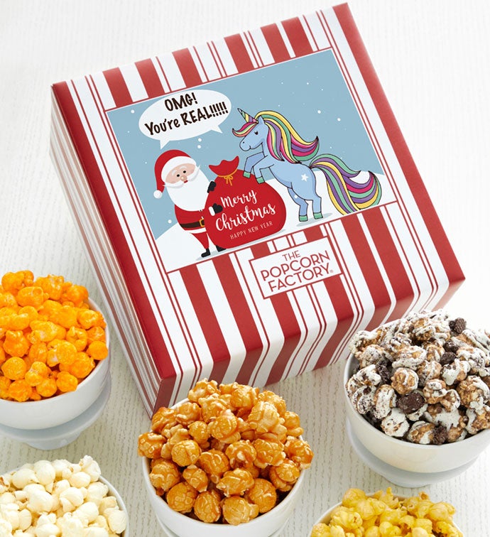 Packed With Pop® OMG You're Real Santa With Unicorn
